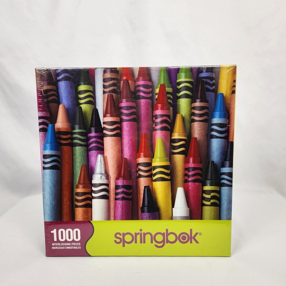 Springbok‎ "Sticks Of Color" 1000 Pc Jigsaw Puzzle New Sealed Colorful